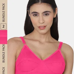 KOMLI Pack Of 3 Non Padded Everyday Bra-picture-28