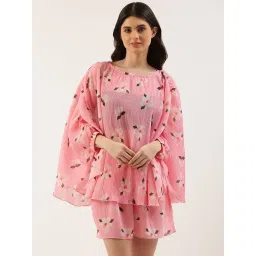 Clt.s Women Pink Co-Ord (Set of 2) image 1