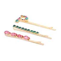 Accessorize Set of 3 Embellished Bobby Pins-image-91