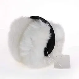 malvina Winter Earmuffs for Women's & Girl's Winter Ear muffs Large Over Ear Foldable EarMuff (White) image 3