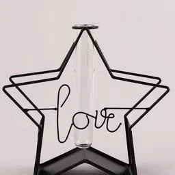 The Decor Mart Solid Love Testube Planter image 4