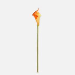 Pure Home and Living Orange & Green Lily Artificial Flower-picture-39