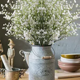 Art Street White & Green Artificial Gypsophila Flowers-image-41