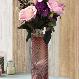 Art Street Pink & Purple Artificial Flower Bunch-image-91