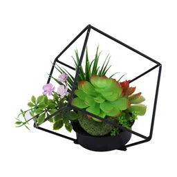 TAYHAA Green 1 Pieces Succulent Artificial Plant With Pot image 5