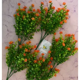 Blooming Floret Orange & Green Azaleas Artificial Flower image 5