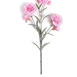 Pure Home and Living Pink Carnation Artificial Flower Stem image 2