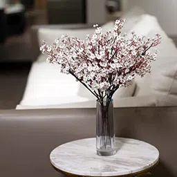 BS AMOR White Artificial Gypsophila Flower Bouquet image 4