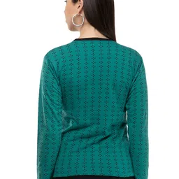 IndiWeaves Pack Of 2 Conversational Printed Woollen T-shirt image 2