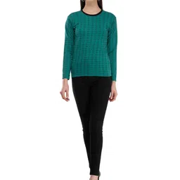 IndiWeaves Pack Of 2 Conversational Printed Woollen T-shirt image 5