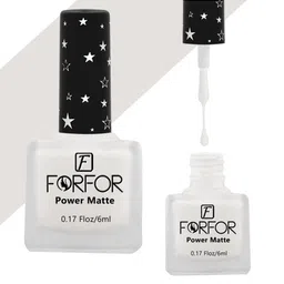 FORFOR Set Of 2 Power Matte Long Lasting Nail Polishes 6ml Each - Shades 104 & 105 image 5