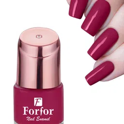 FORFOR Set of 4 Perfect Stay Rose Gold Glossy Long-Lasting Nail Polishes - 6ml each image 4