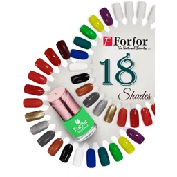 FORFOR Set Of 4 Perfect Stay Rose Gold Glossy Nail Polish 6ml Each image 2