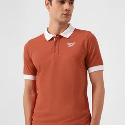 Reebok Slim-Fit Fnd Neo Cot Polo Collar T-Shirt-picture-10