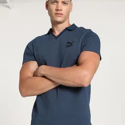 Puma Classics Jacquard Cotton Slim-Fit Polo T-Shirt-picture-40