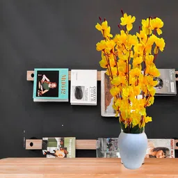 ARTSY Yellow Cherry Blossom Flowers With Pot-picture-26