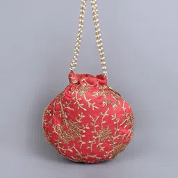 LIKAA Bridal Embroidered Anguri Matka Potli image 5