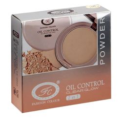 Fashion Colour Waterproof 2-In-1 Oil Control Clear Glow Compact Face Powder 20g - Shade 03-picture-22