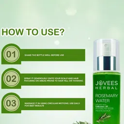 Jovees Rosemary Water Spray With Follicusan DP For Hair Growth & Prevent Dandruff- 200 ml image 5