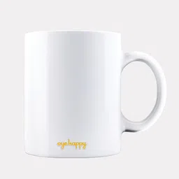 Oye Happy White Phone Addict Mug Printed Mug image 3