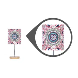 KOLOROBIA White & Red Turkish Fervor Table Lamp with Shade image 4