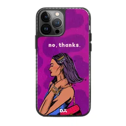 DailyObjects No thanks Stride 2.0 iPhone 15 Pro Max Impact Resistant Case Cover image 4