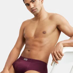 Jockey Men Super Combed Cotton Rib Solid Briefs with Stay Fresh Properties 1009-0105 image 2