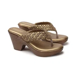 madam glorious Embellished Block Pumps image 4