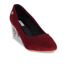 ELLE Women Pointed Toe Block Pumps image 4