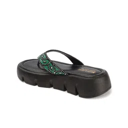 madam glorious Embellished Wedge Pumps image 4