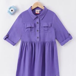 Ed-a-Mamma Purple Dress-picture-2