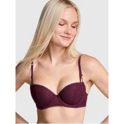 victoria's secret intimates Victoria's Secret PINK Wink Push-Up Balconette Purple Bra-picture-29