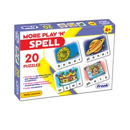 Frank Kids More Play 'N' Spell Early Learning Puzzle For Ages 4+ Years-picture-33