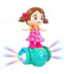 iChoice™ Musical Dancing Doll for Girls with 360 Degree Rotating, Dancing Girl Toy with Lights and Music, Bump and Go Doll Toy for Kids Multicolor (Dancing Doll) image 1