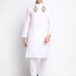 DEVOILER Ethnic Motifs Printed Regular Kurta with Pyjamas-picture-32