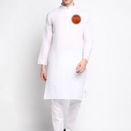 DEVOILER Ethnic Motifs Printed Regular Kurta With Pyjamas-picture-7