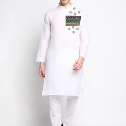 DEVOILER Ethnic Motifs Printed Regular Kurta With Pyjamas-picture-39