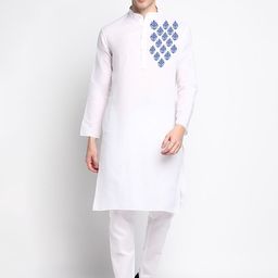 DEVOILER Ethnic Motifs Printed Kurta with Pyjamas-picture-30