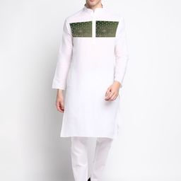 DEVOILER Ethnic Motifs Printed Regular Kurta With Pyjamas-picture-33