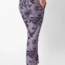 NOIRA Pack Of 2 Mid-Rise Printed Lounge Pants image 2