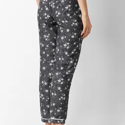 NOIRA Pack Of 2 Mid-Rise Printed Lounge Pants image 3