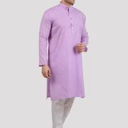 Maharaja Striped Regular Kurta With Pyjamas image 3