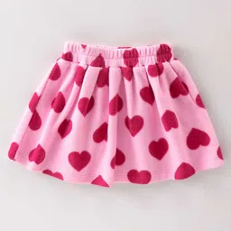 CrayonFlakes Girls Conversational Printed Polar Fleece Top With Skirt image 5