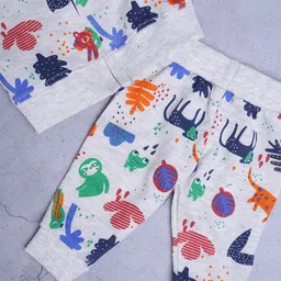 V-Mart Kids Conversational Printed T-Shirt With Pyjamas image 3