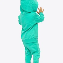 ariel Unisex Kids Printed Hooded Cotton Sweatshirt With Jogger image 2