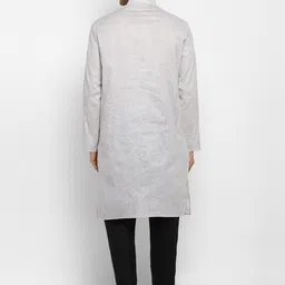 ROYAL KURTA Men Grey Pure Cotton Kurta with Pyjamas image 5