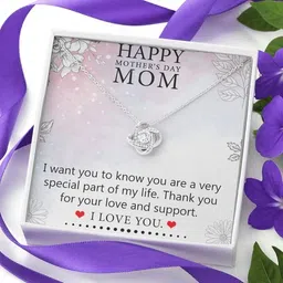 fabunora Best Mother's Day Gift For Mom - 925 Sterling Silver Pendant Gift | With Certificate Of Authenticity And 925 Stamp For Womens image 2