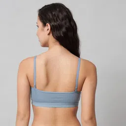 bs bhumika Women's Cotton Non Padded Sports Gym Yoga Daily Workout Sports Bra Combo for Girl Pack of 6 image 3