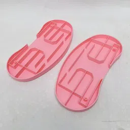 GUDMART® 2Pcs Exercise Pedals Workout Pink Lightweight Durable Walking Machine Pedals image 2