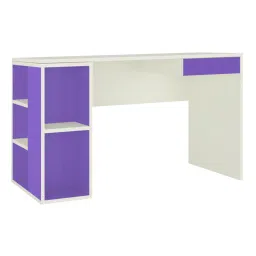 adona Astra Kids Study Desk with Open Shelves and Drawer in Lavender Purple Colour image 2